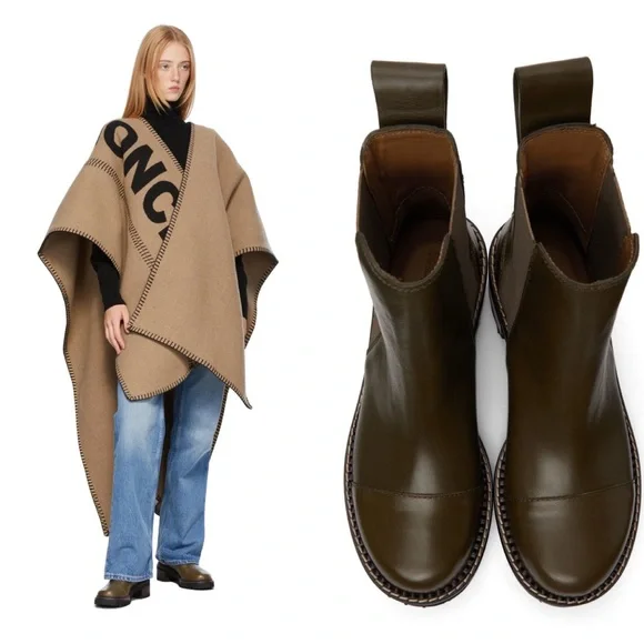 See by Chloe Khaki Mallory Boots - Picture 4 of 5